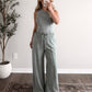 Laid Back Lounge Pant Set / Sage