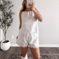 Ivora Embroidered Tassel Short Set