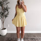 Summer Rally Tennis Dress / Lemon