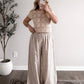 Crochet Market Open Knit Top
