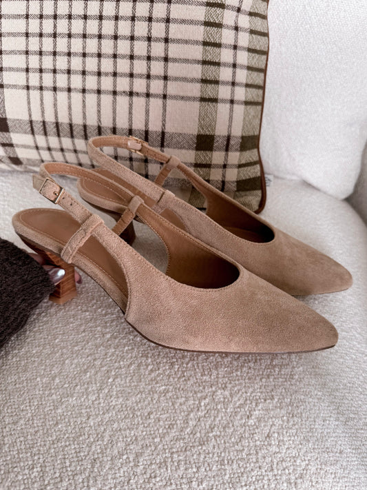 Céleste Slingback Kitten Heel