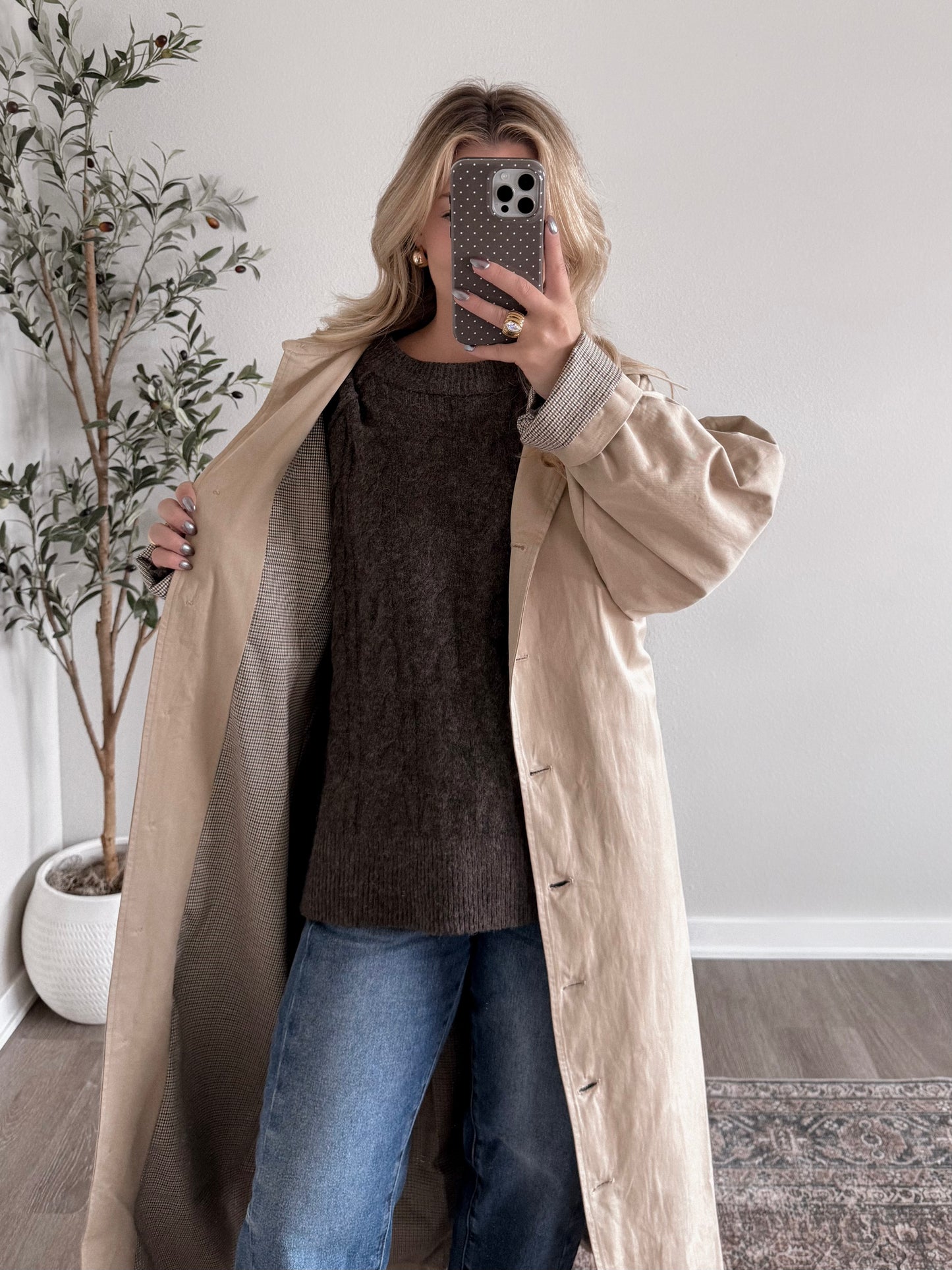 Fifth Avenue Belted Trench Coat