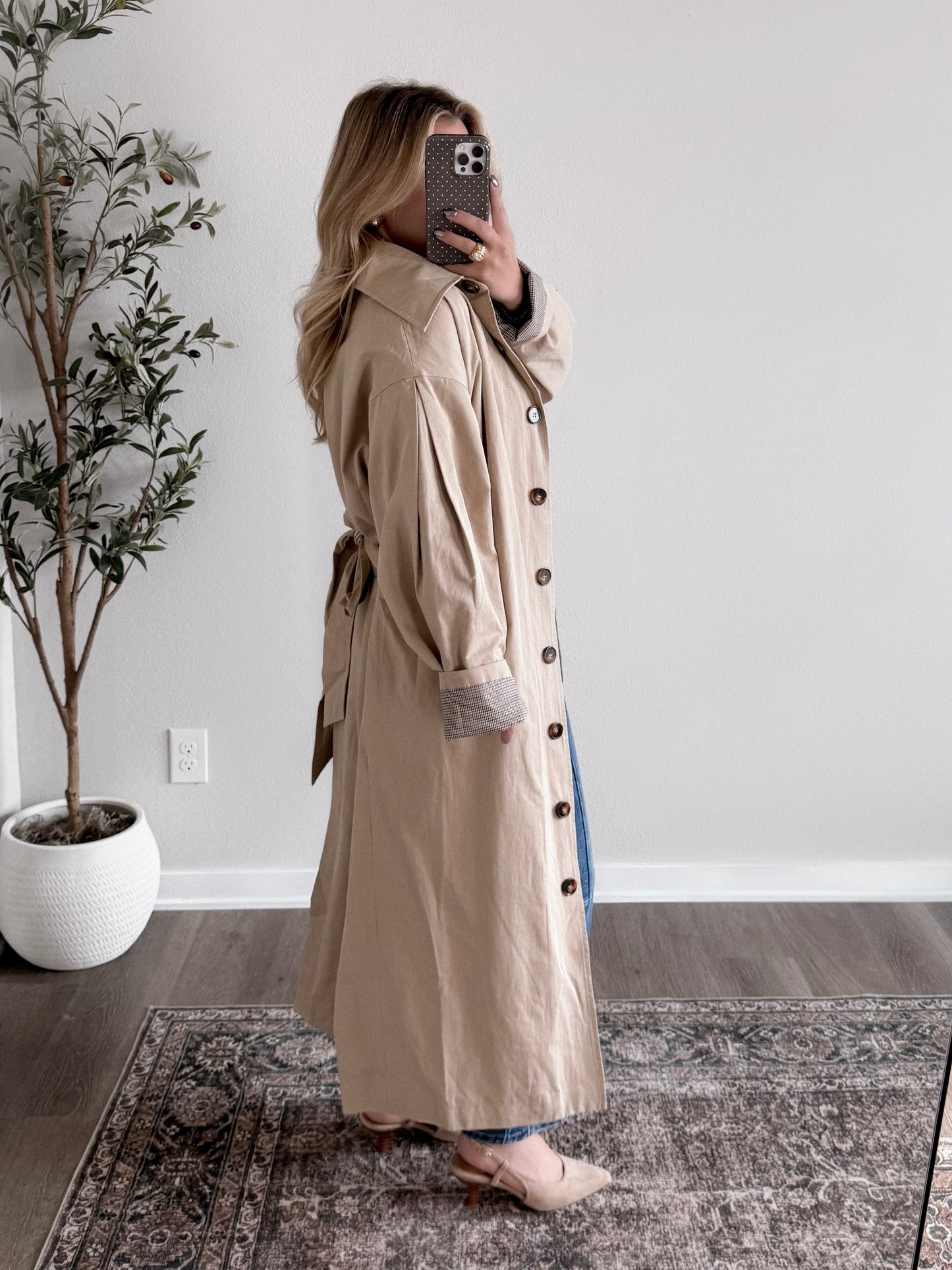 Fifth Avenue Belted Trench Coat