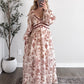 Auburn Love Floral Maxi Dress