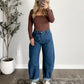 Mabel Denim Barrel Pants