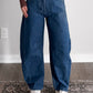 Mabel Denim Barrel Pants