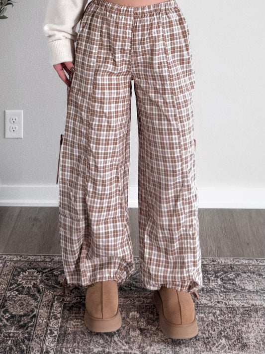 Out Of Range Plaid Pant