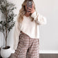 Soft Classic Knit Sweater / Cream