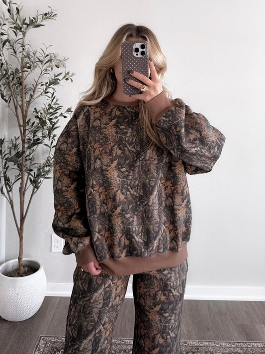 Gone Hunting Camo Sweatshirt