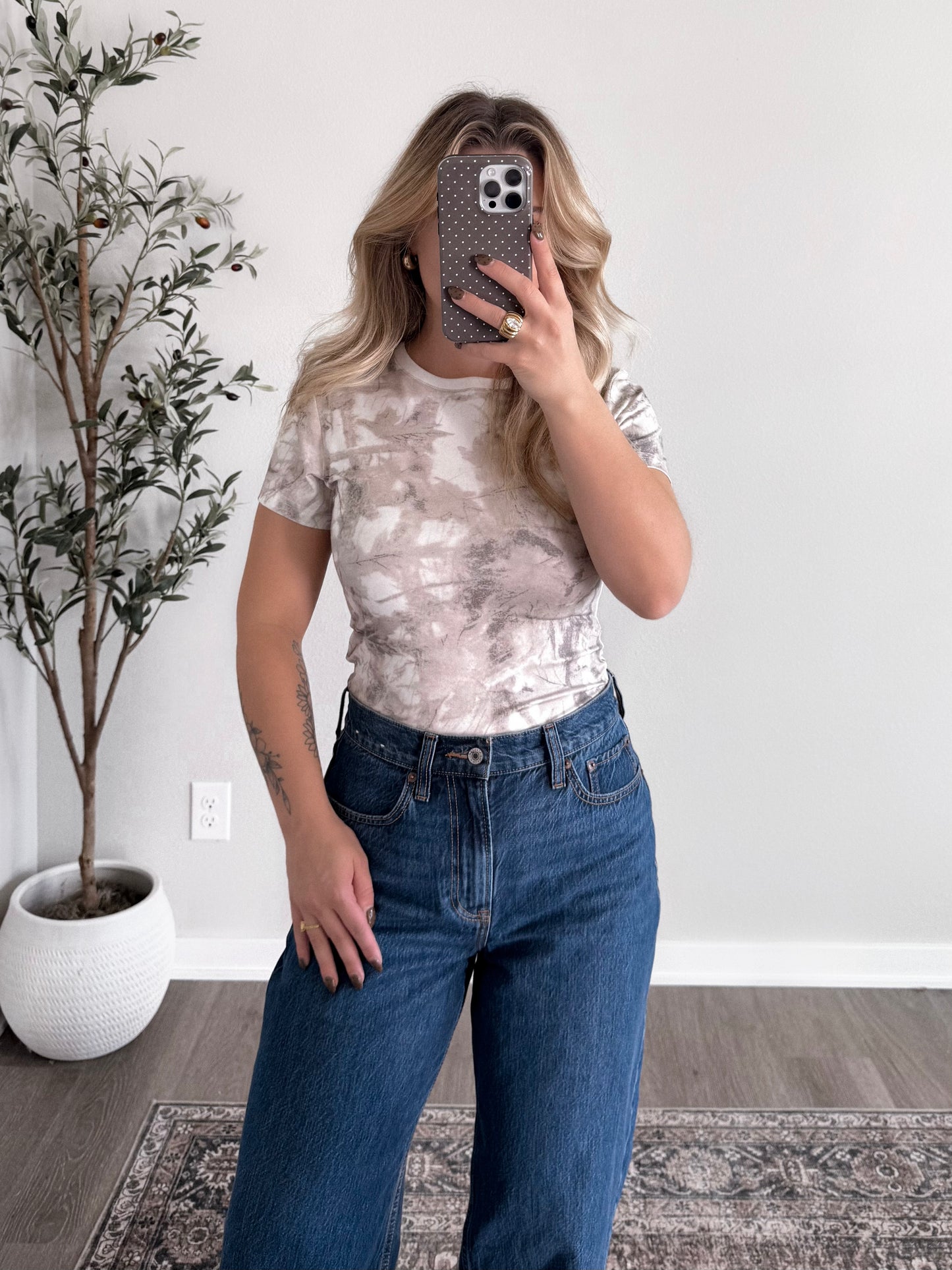 Woodland Camo Baby Tee