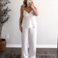 Chic Spot Cotton Pant Set