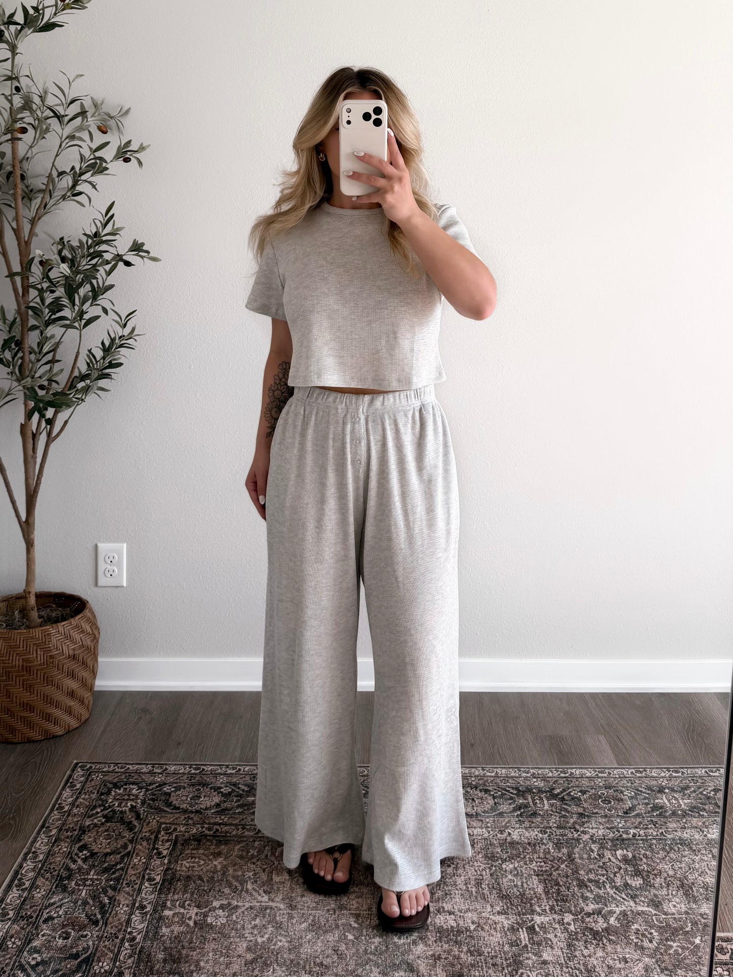 Sunday Essential Waffle Knit Set
