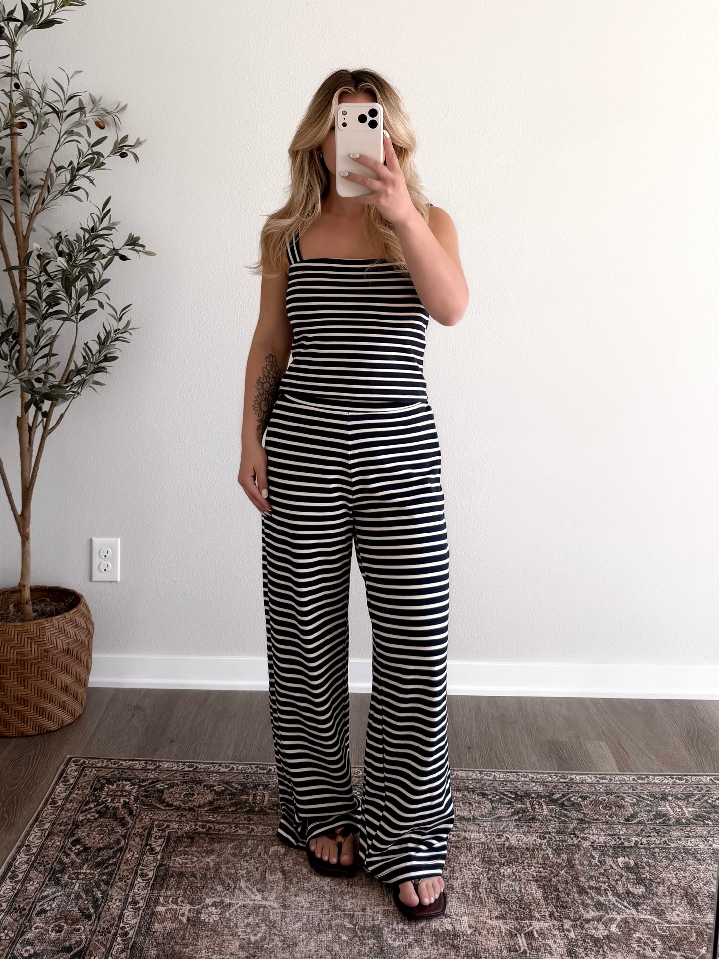 Summer Getaway Striped Set / Navy