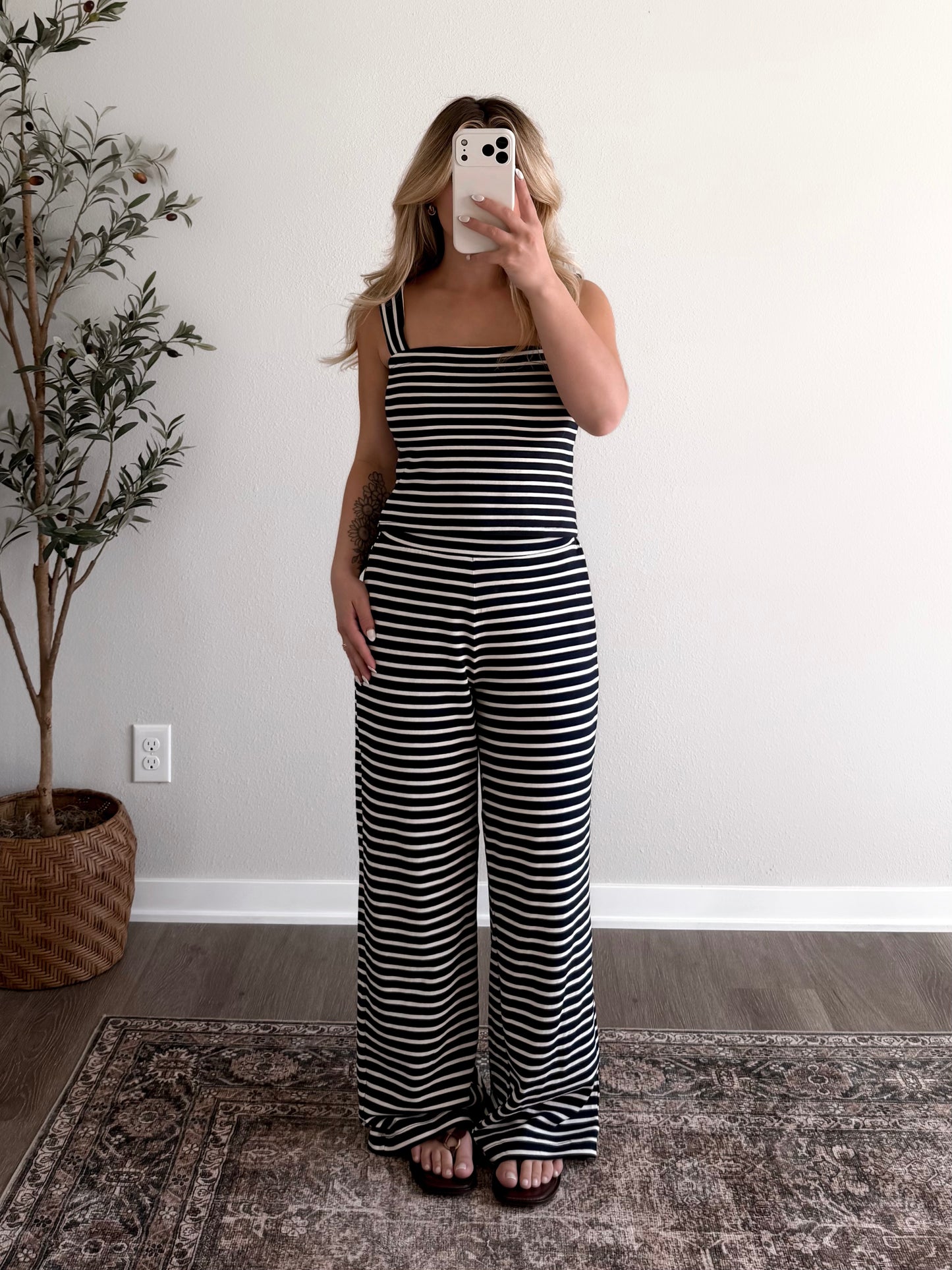Summer Getaway Striped Set / Navy
