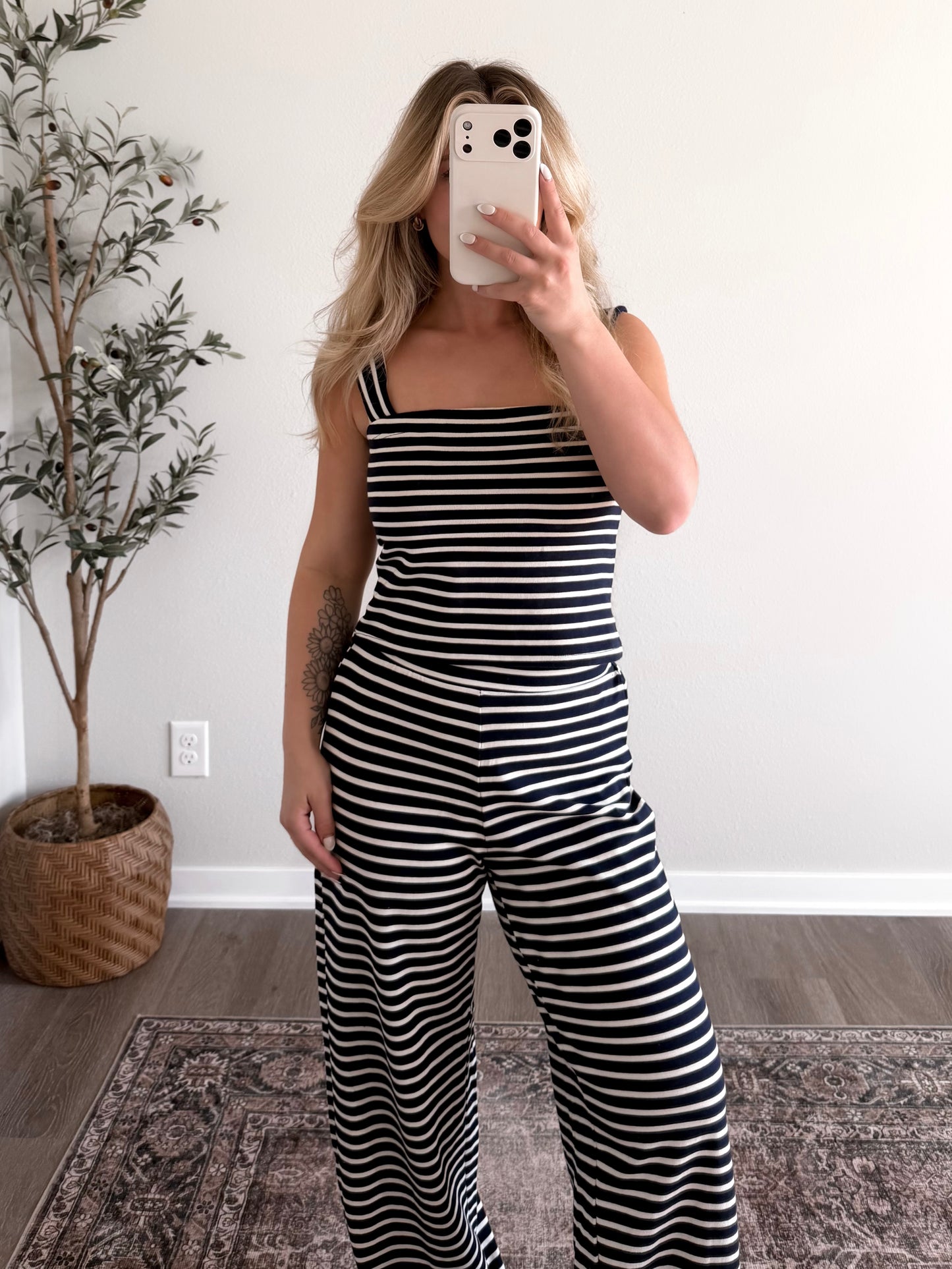 Summer Getaway Striped Set / Navy