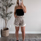 Kat Leopard High Waisted Shorts