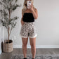 Kat Leopard High Waisted Shorts