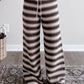 Teddy Striped Sweater Knit Pant