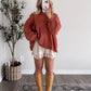 Spiced Chai Oversized Sweater