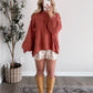 Spiced Chai Oversized Sweater