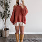 Spiced Chai Oversized Sweater