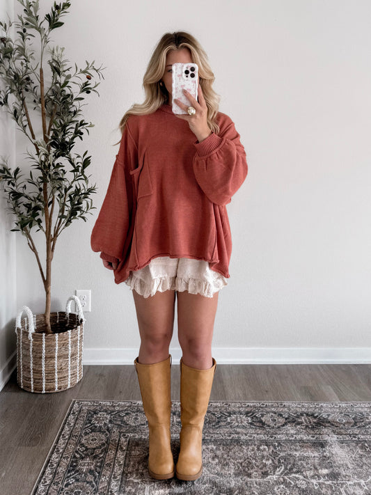 Spiced Chai Oversized Sweater