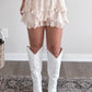 Clara Mae Lace Skort / Cream