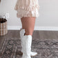 Clara Mae Lace Skort / Cream