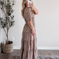 Rosewood Floral Midi Dress