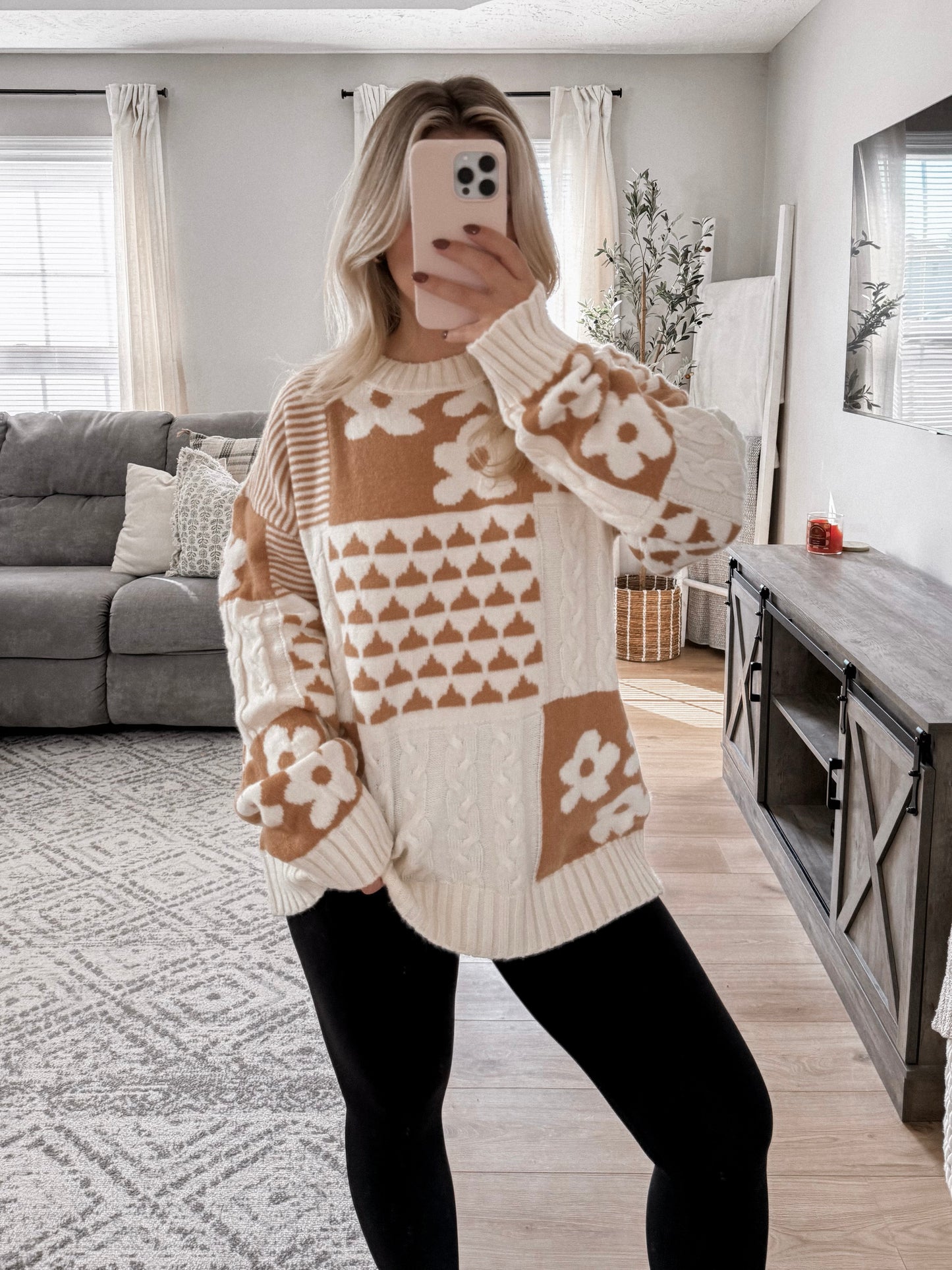 Gram Floral Oversized Sweater