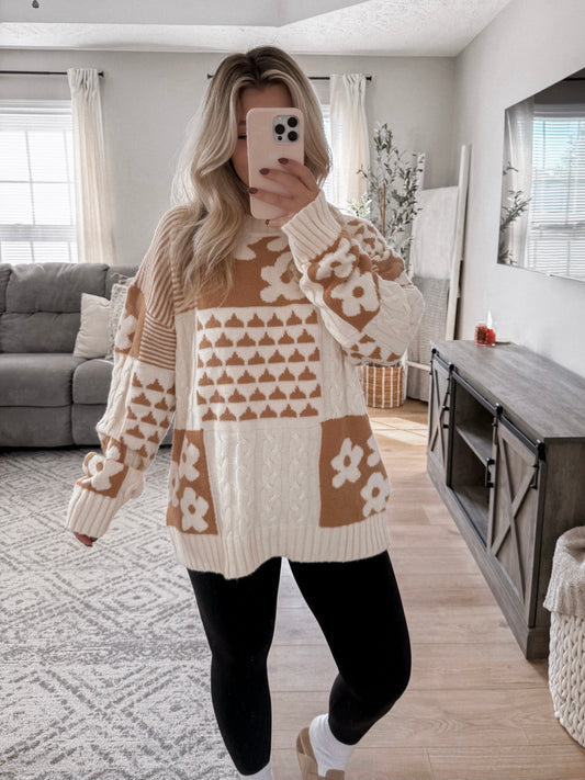 Gram Floral Oversized Sweater