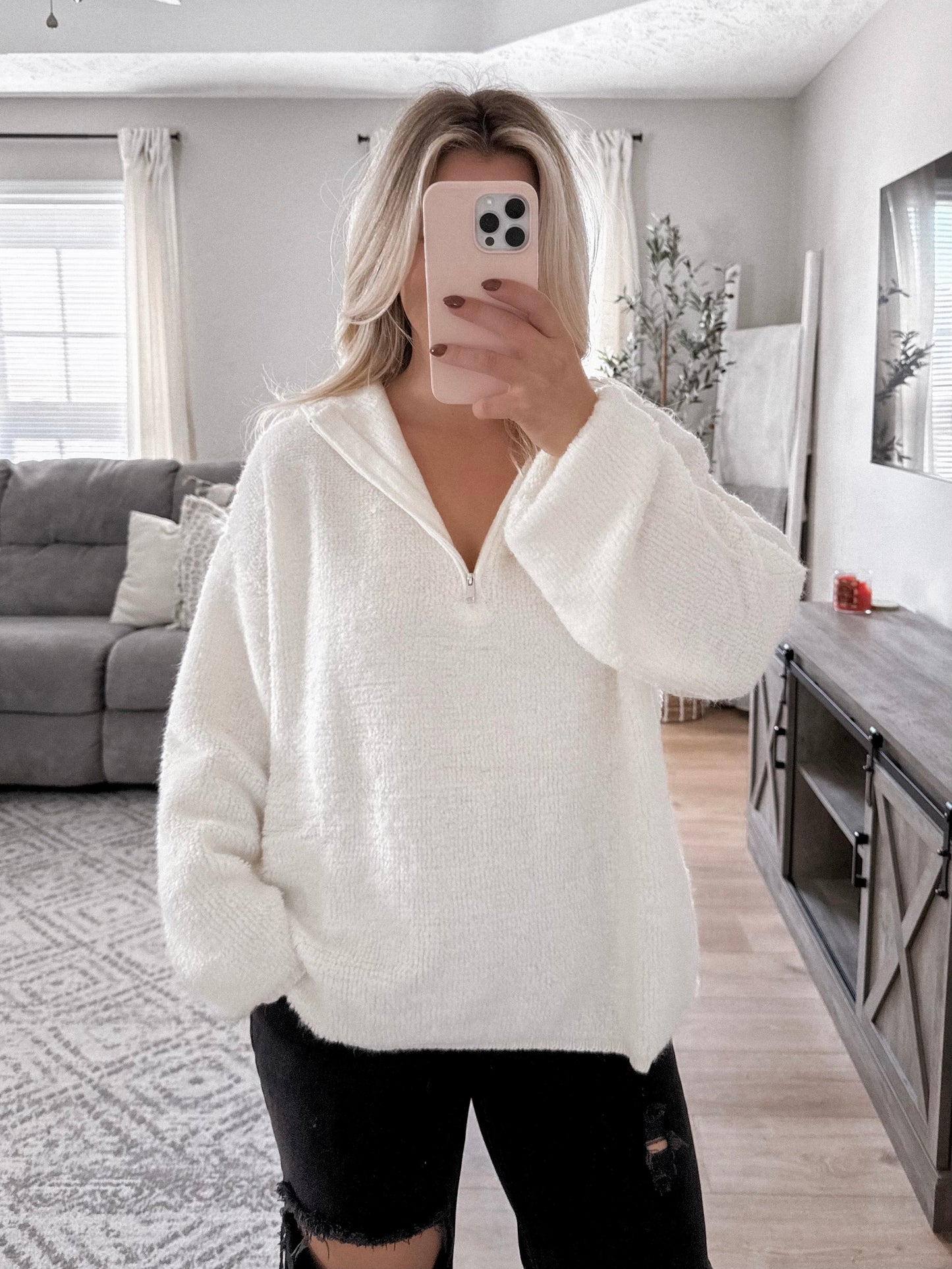 Cozy Cloud Hooded Sweater Pullover