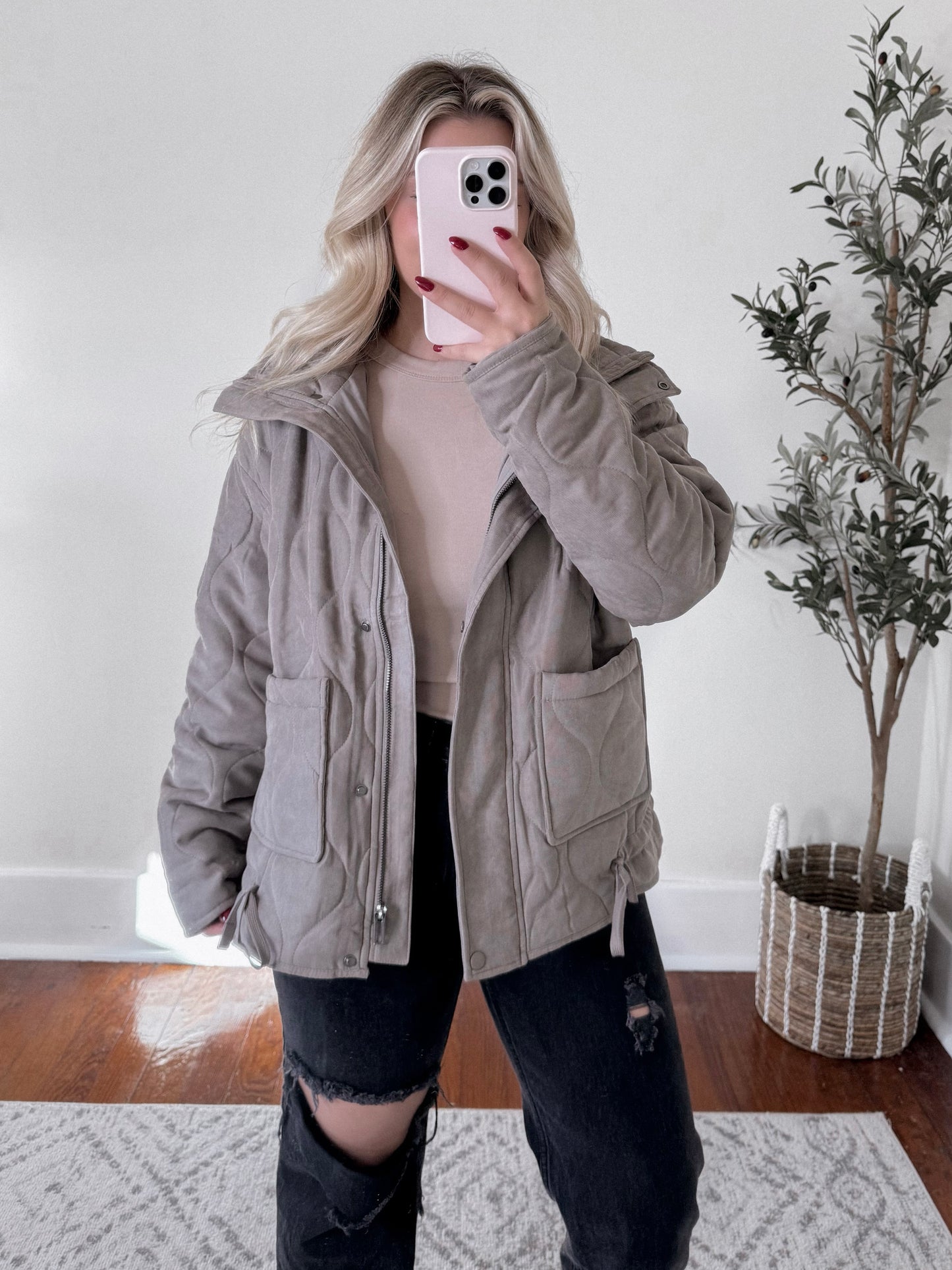 Warm On Up Quilted Puffer Jacket