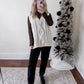 Claus Cable Knit Sweater Vest / Cream