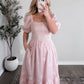 Flourish Floral Maxi Dress / Blush