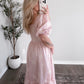 Flourish Floral Maxi Dress / Blush