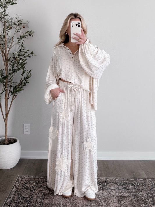 Pippa Wide Leg Lounge Pant