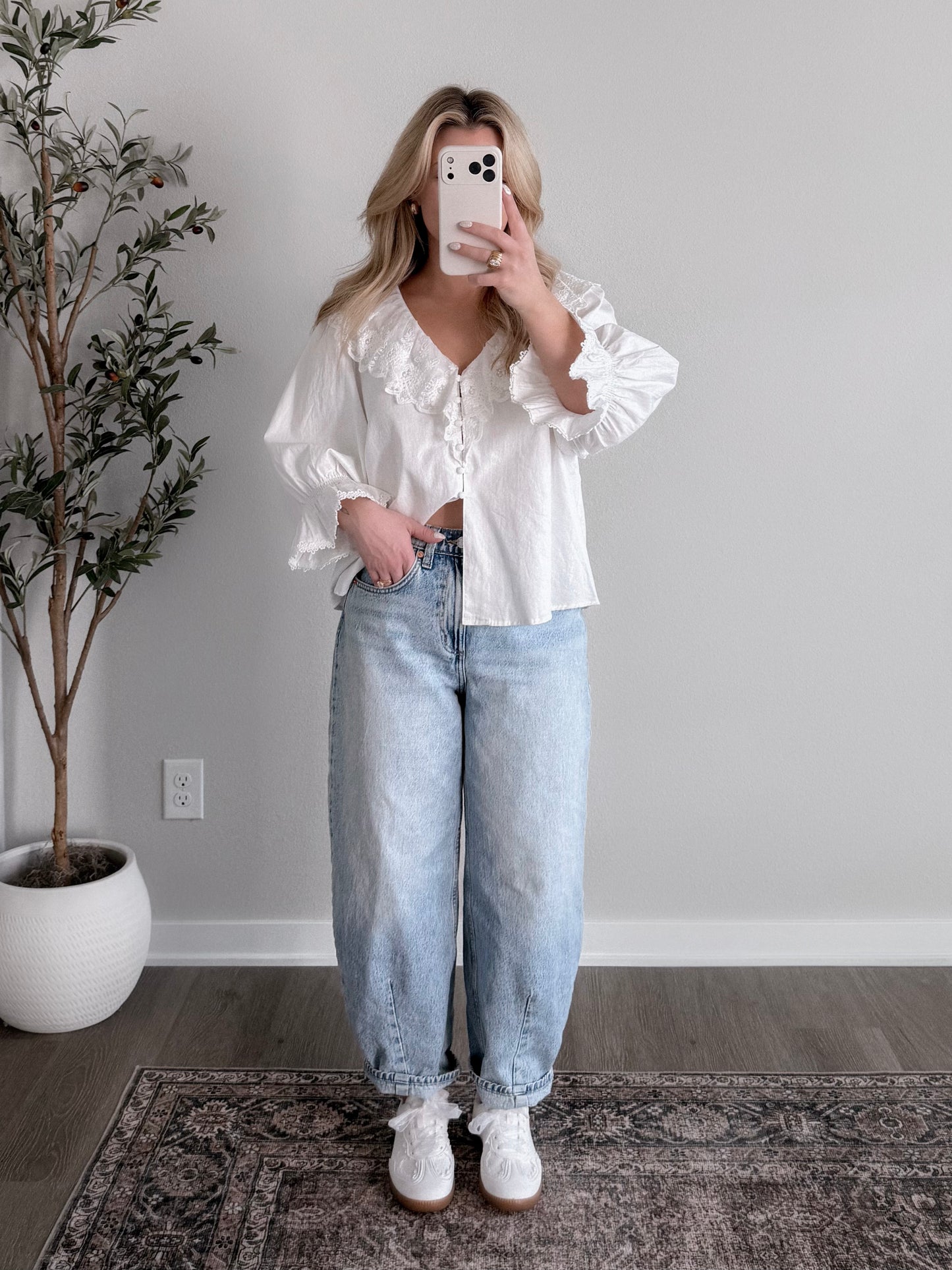 Whisper Willow Lace Top