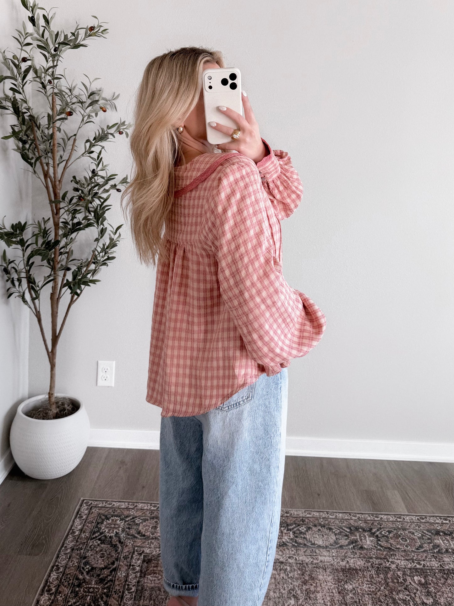 Melody Muse Gingham Top / Pink Yellow Combo (Restocking 1.19)