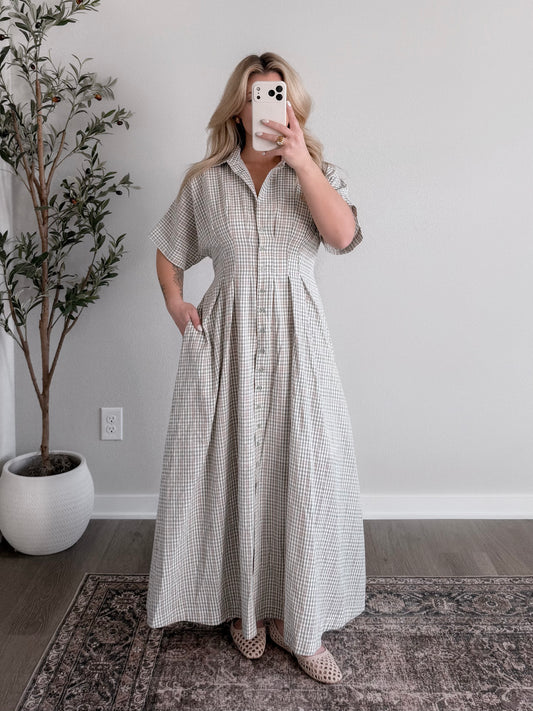 Keepsake Plaid Maxi Dress
