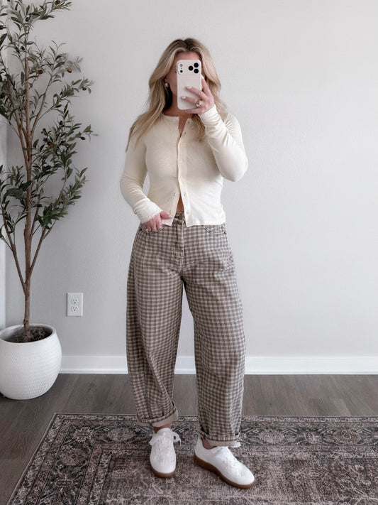 Simple Button Top / Butter Yellow