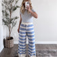 After The Beach Multi Striped Set