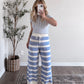 After The Beach Multi Striped Set