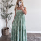 Jade Floral Maxi Dress