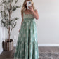 Jade Floral Maxi Dress