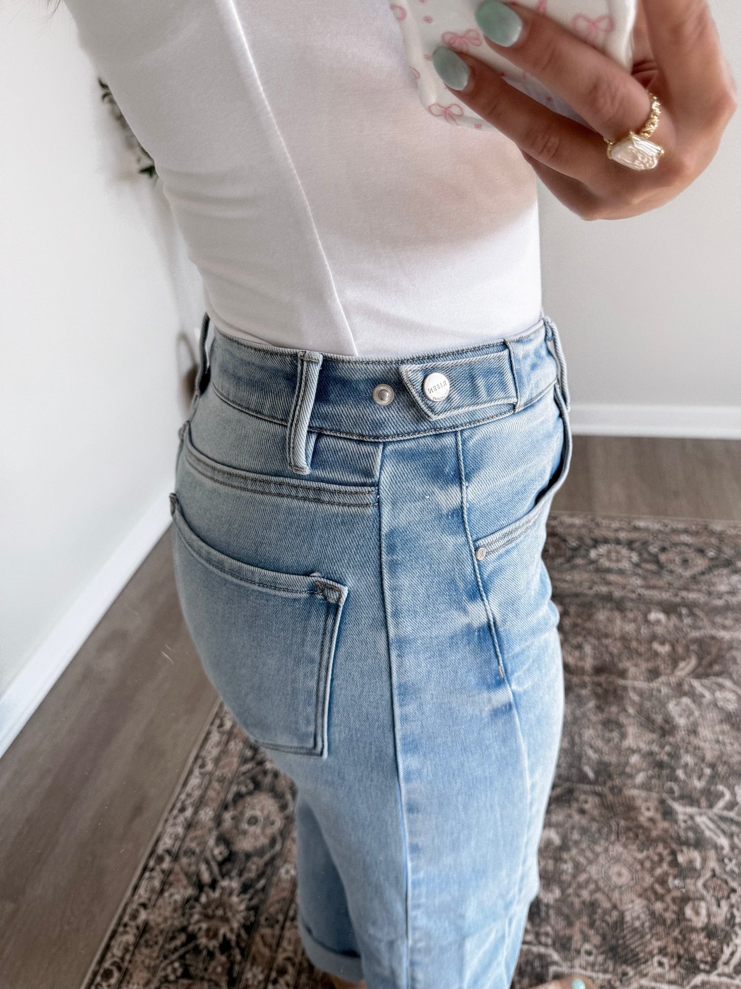 Bev High Waisted Barrel Jean
