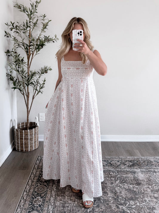 Garden Pearl Printed Maxi Dress