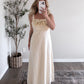 Bundle Of Roses Maxi Dress / Butter