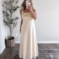 Bundle Of Roses Maxi Dress / Butter