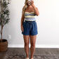 Reagan High Rise Denim Shorts